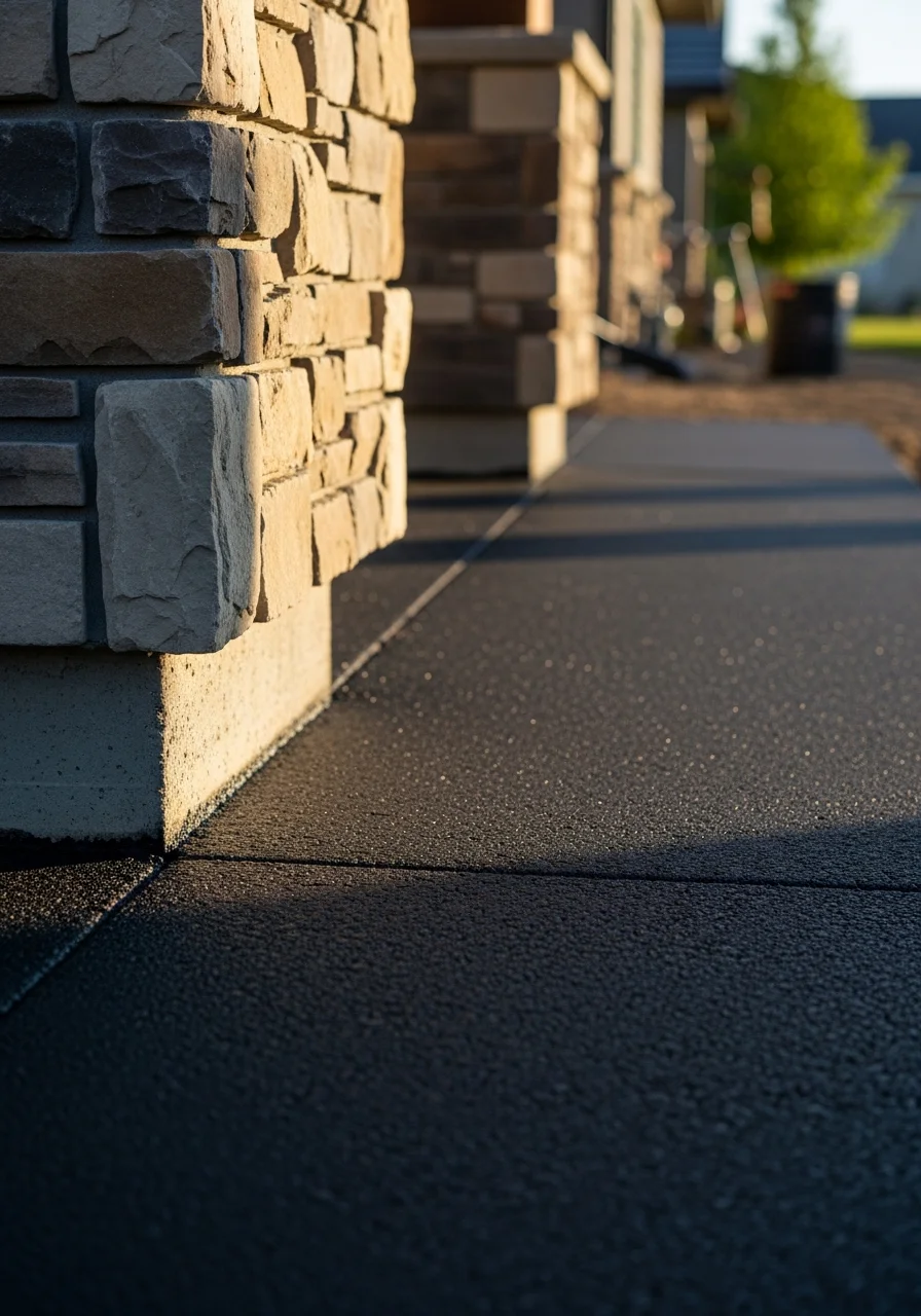 Close-up of a Boise home's exterior detail showing quality craftsmanship and local building materials.