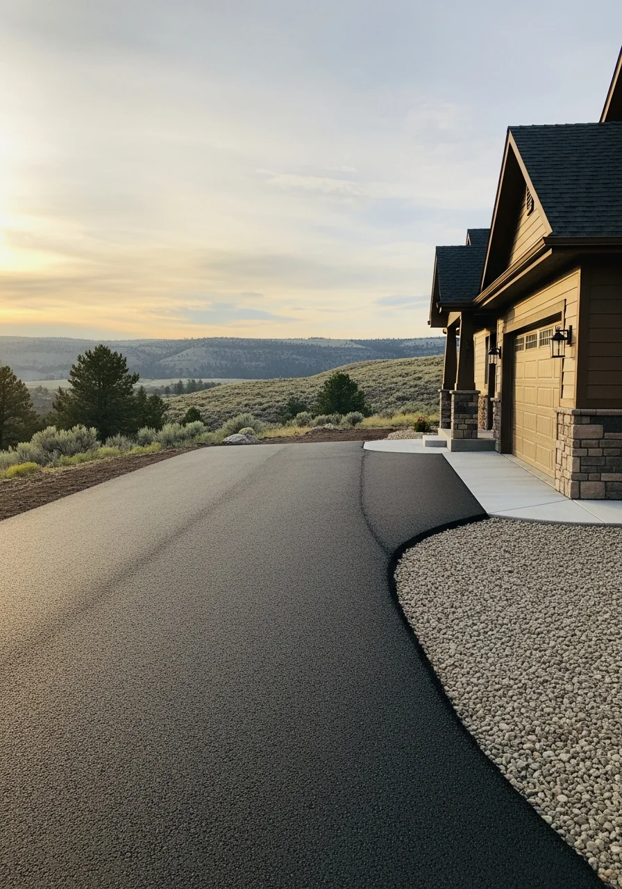 Horseshoe Bend home exterior showing mountain construction and adaptation to riverside terrain.